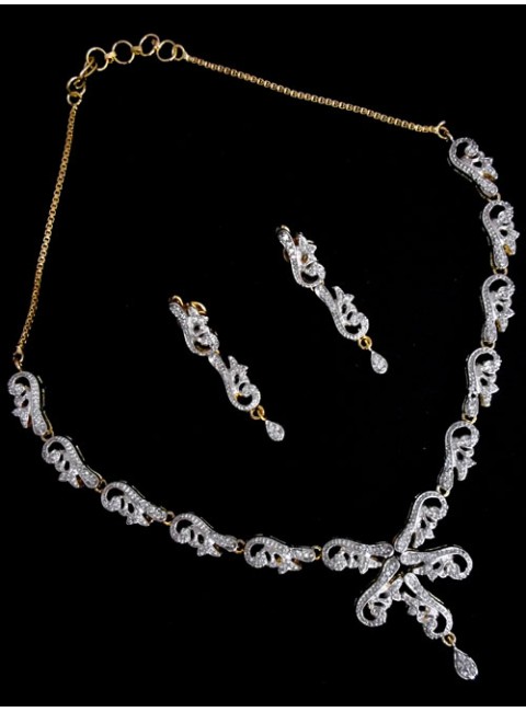 CZ Necklace Set